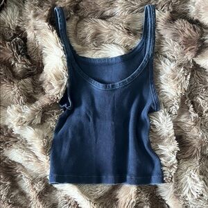 Brandy Melville Dark Blue Tank Top